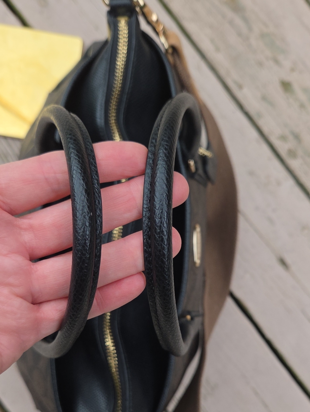 Coach Morgan Satchel F34617 Black & Brown Coated Canvas Monogram $450 Retail EUC - Picture 12 of 17